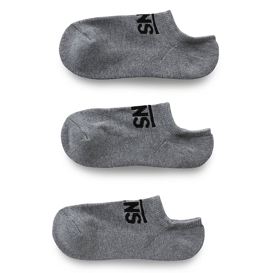 Vans Kinder Classic Kick Socken 31,5-38 (3 Paar) (heather Grey) Youth Grau