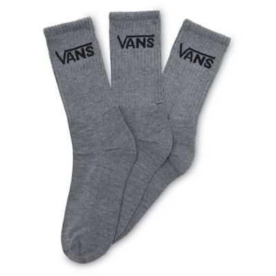 Classic Crew Socks (3 pairs) | Grey | Vans