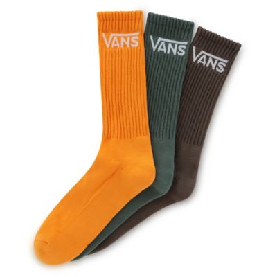 Classic Crew Socks (3 pairs) | Brown | Vans