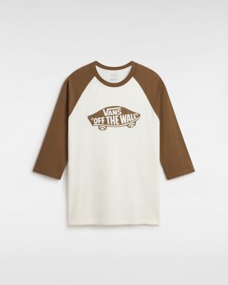 Vans Raglanowy T-shirt (marshmallow-coffee Liqueur) Mezczyzni Br?zowy