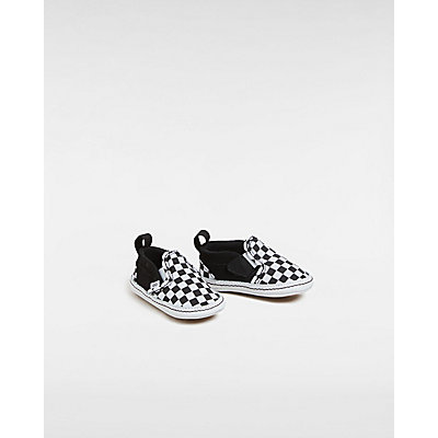 Checker Slip-On Crib Babyschoenen met klittenband (0-1 jaar)