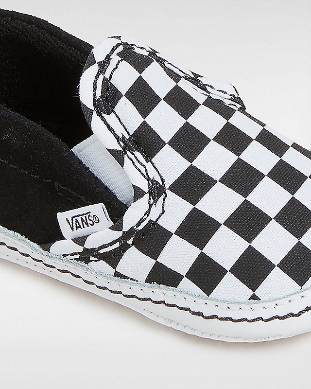Checker Slip-On Crib Babyschoenen met klittenband (0-1 jaar) 4