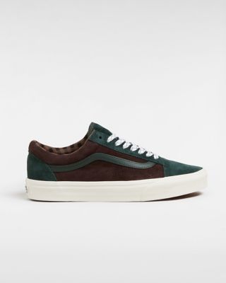 Chaussures en daim Old Skool Vert Vans