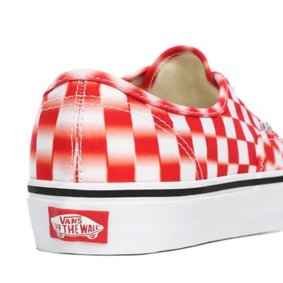 Checkered blurry hot sale vans