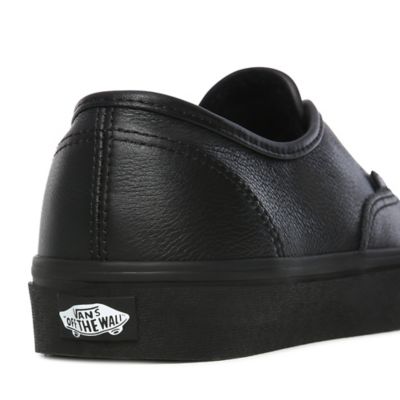 leather vans womens