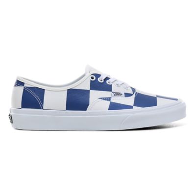 Leather Check Authentic Shoes | Blue |