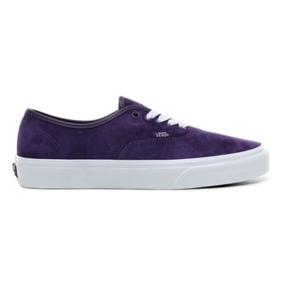 purple suede shoes