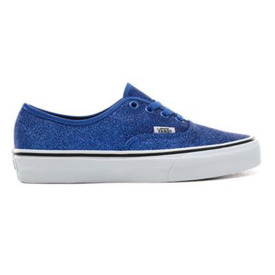 Glitter Authentic Shoes | Blue | Vans