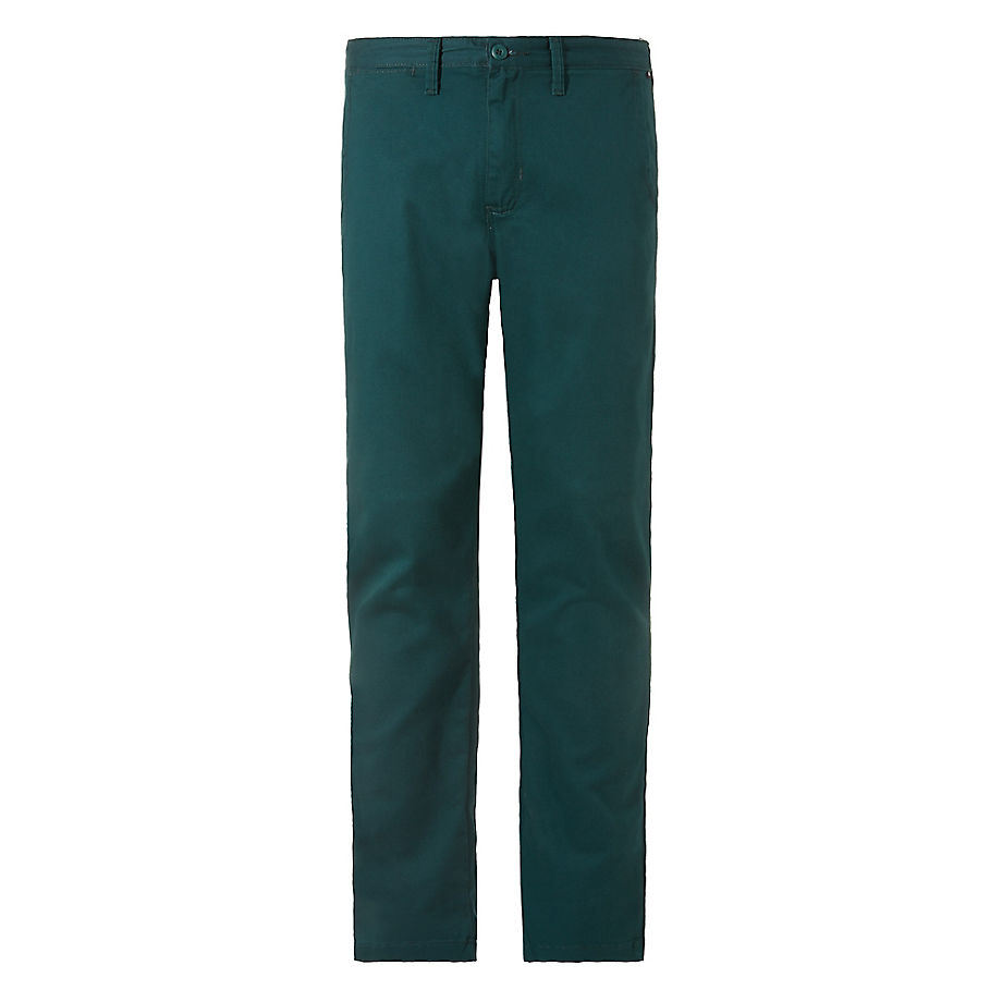VANS Pantalon Authentic Chino Stretch (vans Trekking Green) Homme Vert, Taille 28
