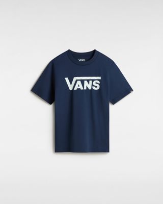 Vans Youth Classic Logo Fill T-shirt  (8-14 Years) (dress Blues) Boys Blue