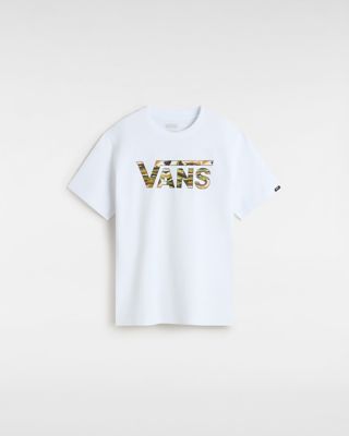Vans Kinder Classic Logo Fill T-shirt (8-14 Jahre) (weiß) Boys Weiß