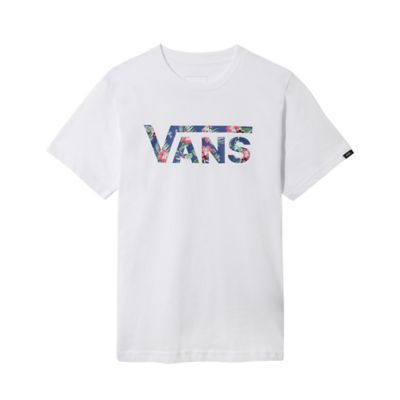 Boys Vans Classic Logo Fill T-shirt (8-14+ years) | White | Vans