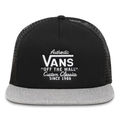 vans galer trucker hat