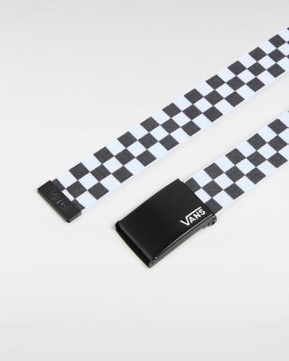 Vans black and sales white belt