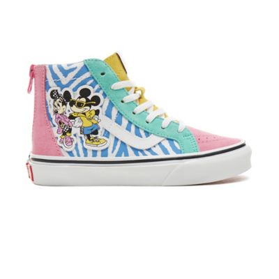 Kids Disney x Vans Sk8-Hi Zip Shoes (4 