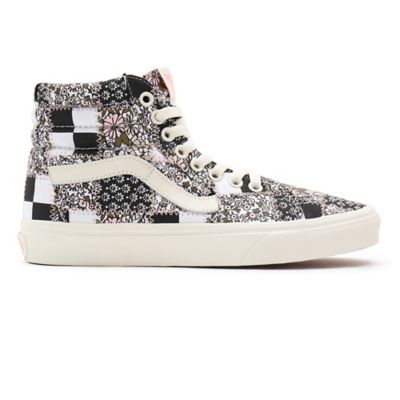 Vans high top store patchwork