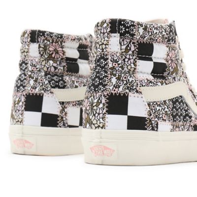 Vans sk8 sale hi checkered floral