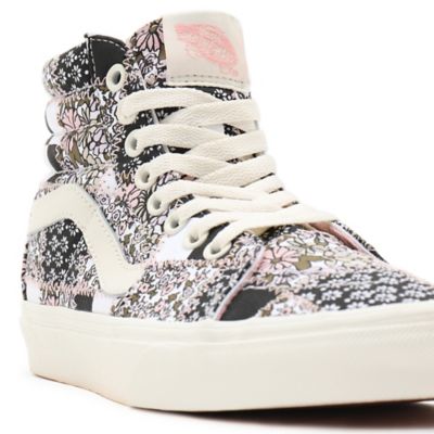 Vans sk8 hi checkered hot sale floral