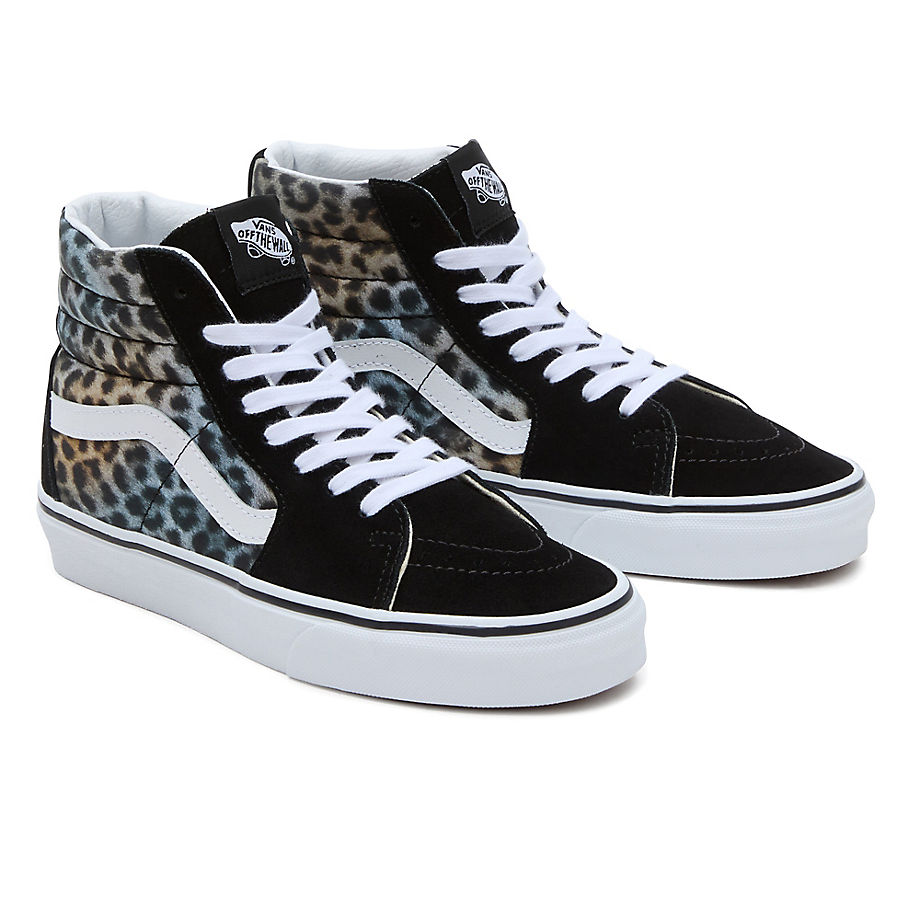 Vans Sk8-hi Shoes (black Cheetah) Men