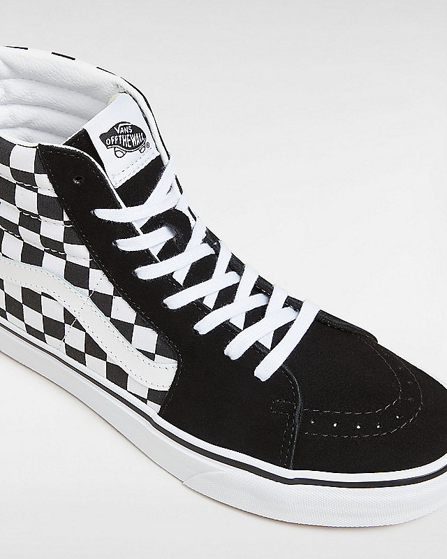 Checkerboard SK8-Hi Shoes | Black | Vans