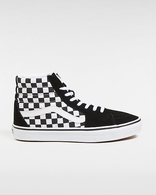 Vans Checkerboard Sk8-hi Shoes ((checkerboard) Black/true White) Unisex Black
