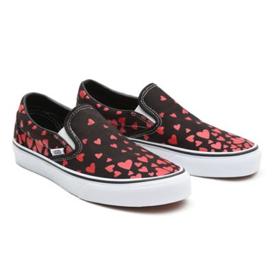 Valentines Hearts Classic Slip-On Shoes 