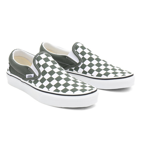 Checkerboard+Classic+Slip-On+Shoes