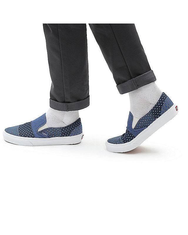 Tie Print Patchwork Classic Slip-On Shoes 3