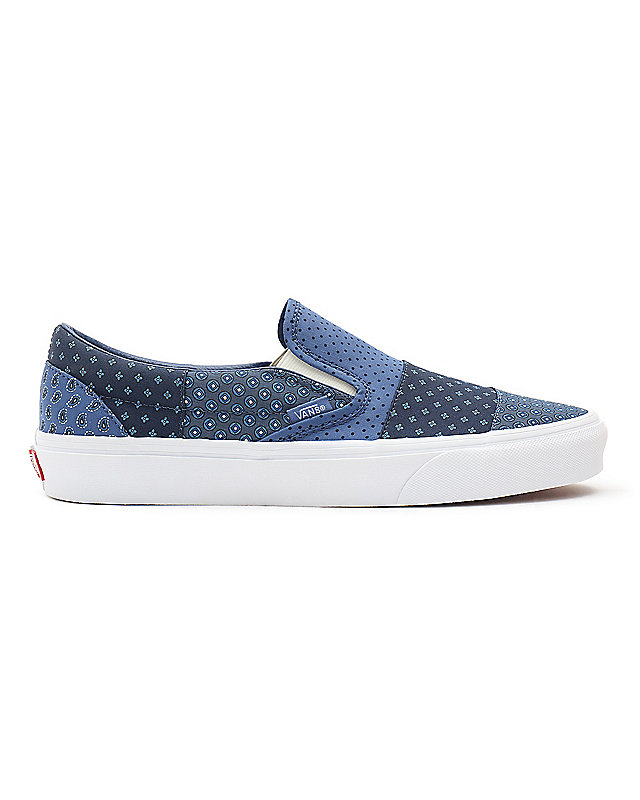 Tie Print Patchwork Classic Slip-On Shoes 4