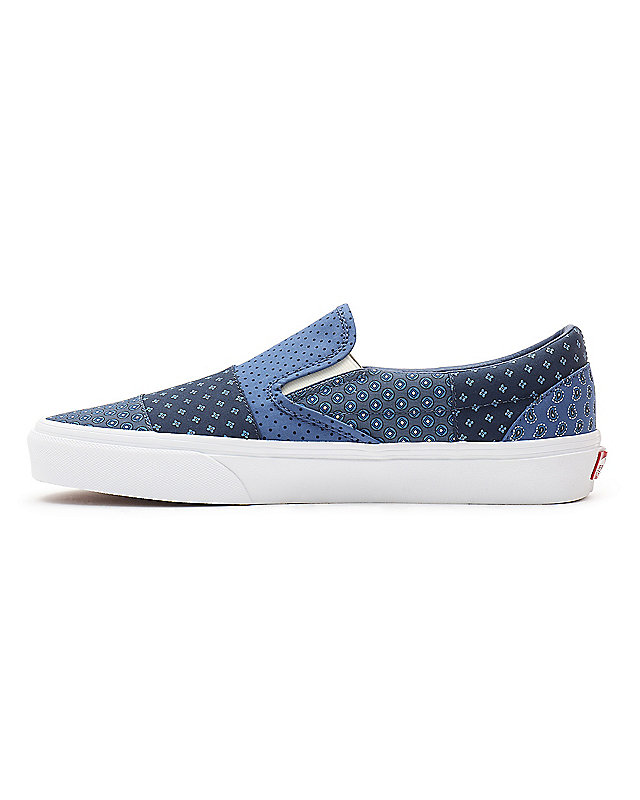 Tie Print Patchwork Classic Slip-On Shoes 5