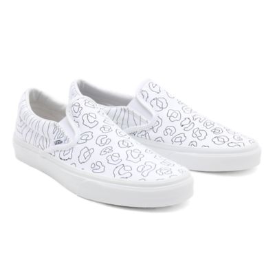 åbenbaring volleyball patois U-Paint Classic Slip-On Shoes | White | Vans