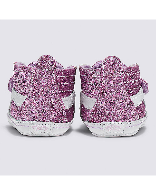 Zapatillas de bebé Sk8-Hi Crib con purpurina (0-1 años) 4