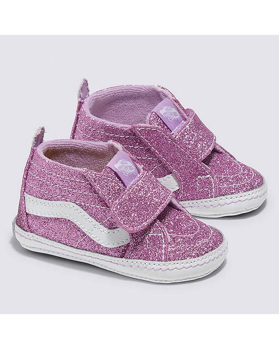 Sk8-Hi Crib Schoenen met glitter voor baby's (0-1 jaar) | Vans