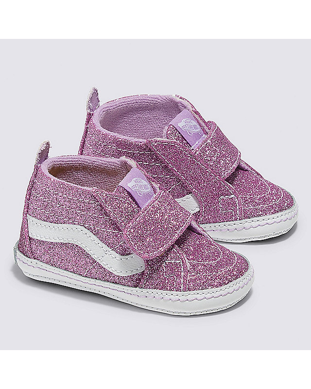 Infant Sk8-Hi Crib Glitter Shoes (0-1 Years) 1