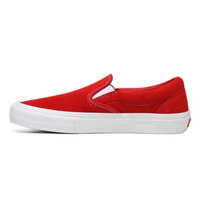 Red vans in store store