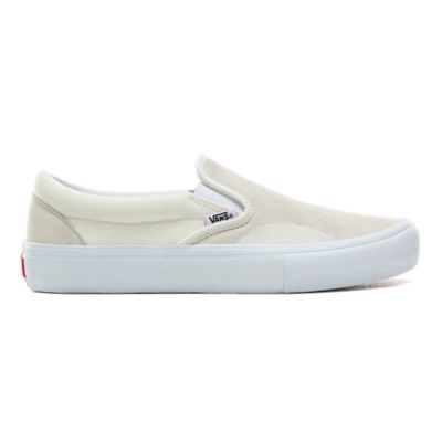 vans slip on white pro