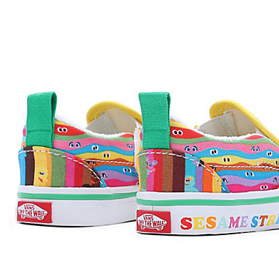 Zapatillas de bebé Slip-On Vans x Sesame Street con cierre autoadherente (1-4 años) 6
