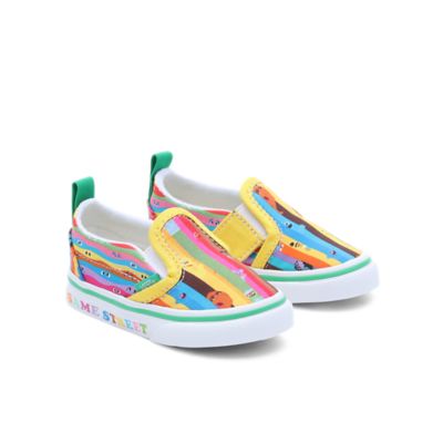Chaussures à scratch Vans x Sesame Street Slip-On Tout-petit (1-4 ans) | Vans