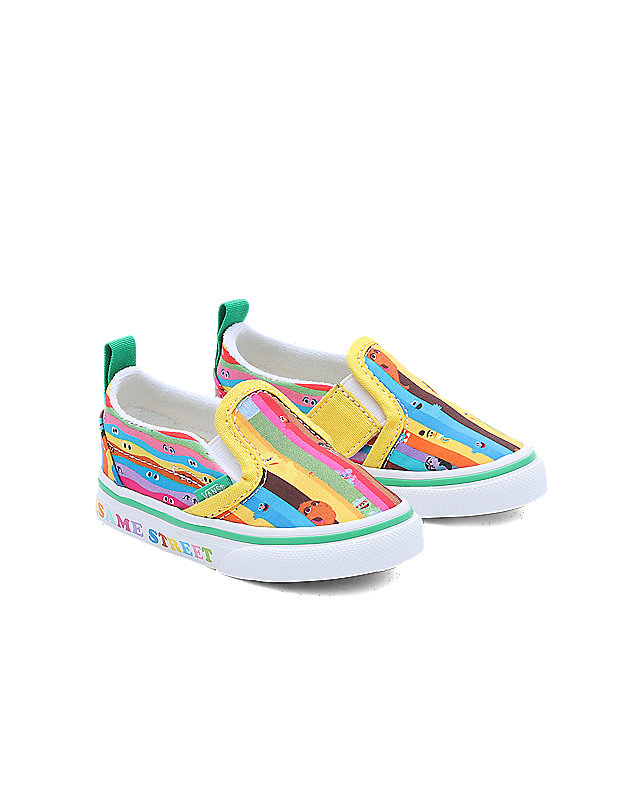 Kleinkinder (1-4 Jahre) Vans x Sesame Street Slip-On Schuhe mit Klettverschluss 1