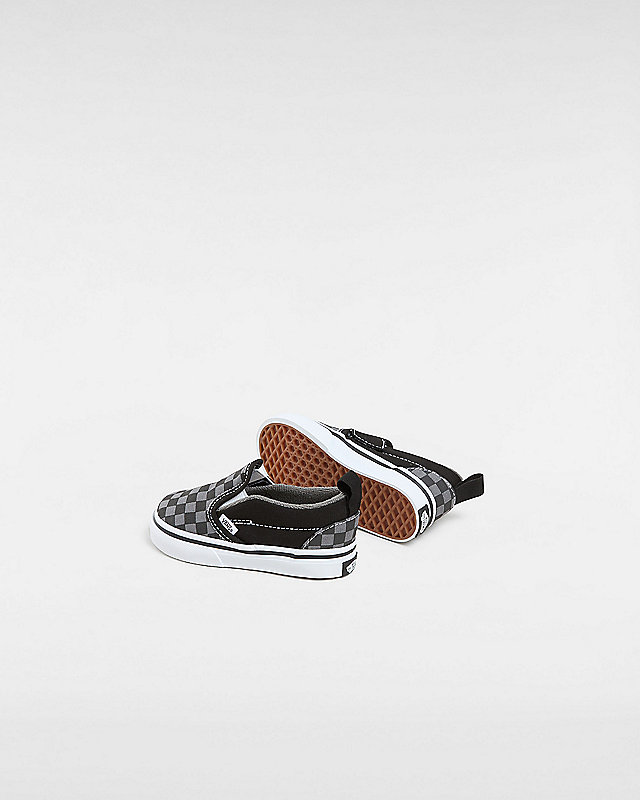 Kleinkinder Checkerboard Slip-On Schuhe mit Klettverschluss (1-4 Jahre) 3
