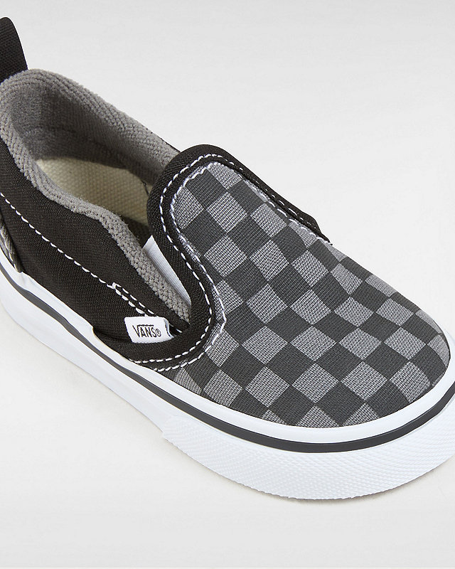 Toddler Checkerboard Slip-On Hook And Loop Shoes (1-4 years) 4