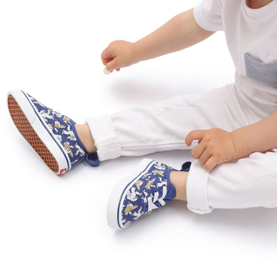 Zapatillas de bebé Yeti Surf Authentic con cordones elásticos (1-4 años) | Vans