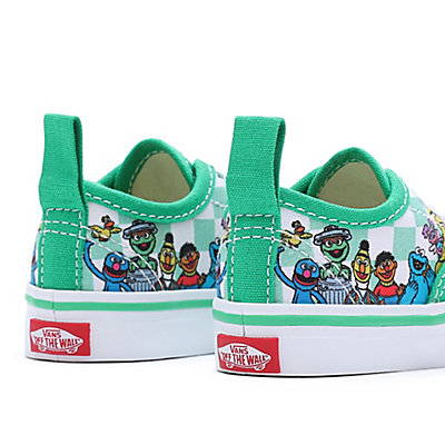 Kleinkinder (1-4 Jahre) Vans x Sesame Street Authentic Schuhe mit Gummischnürsenkeln