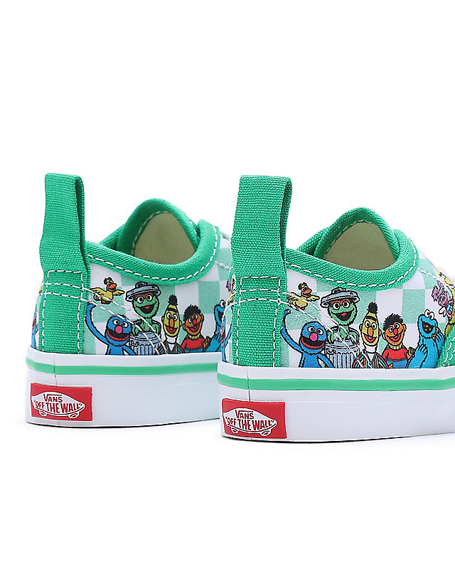 Kleinkinder (1-4 Jahre) Vans x Sesame Street Authentic Schuhe mit Gummischnürsenkeln 6