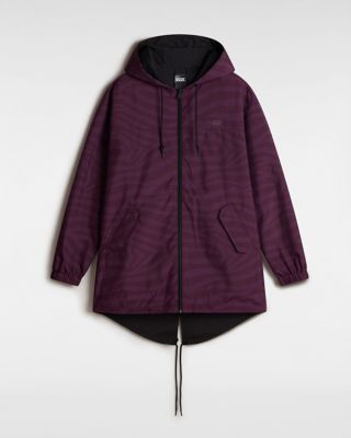 Vans Mercy Reversible Jacket (blackberry Wine) Women Purple, Size L