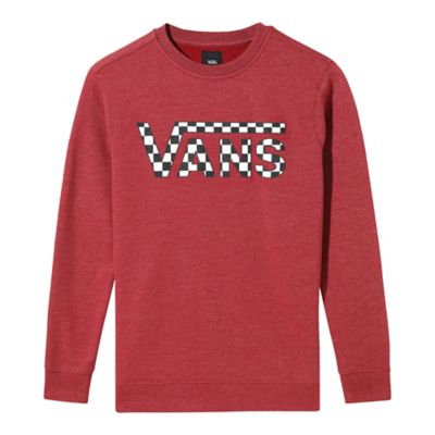 Vans Crew Sweater (8-14+ years) Red | Vans