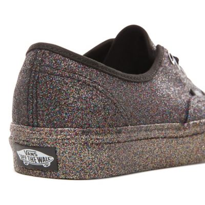 Vans glitter authentic womens hot sale shoes