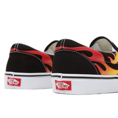 Vans with flames store on the side