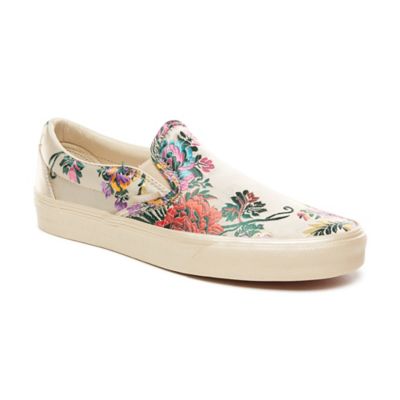 Vans festival satin store slip on gold