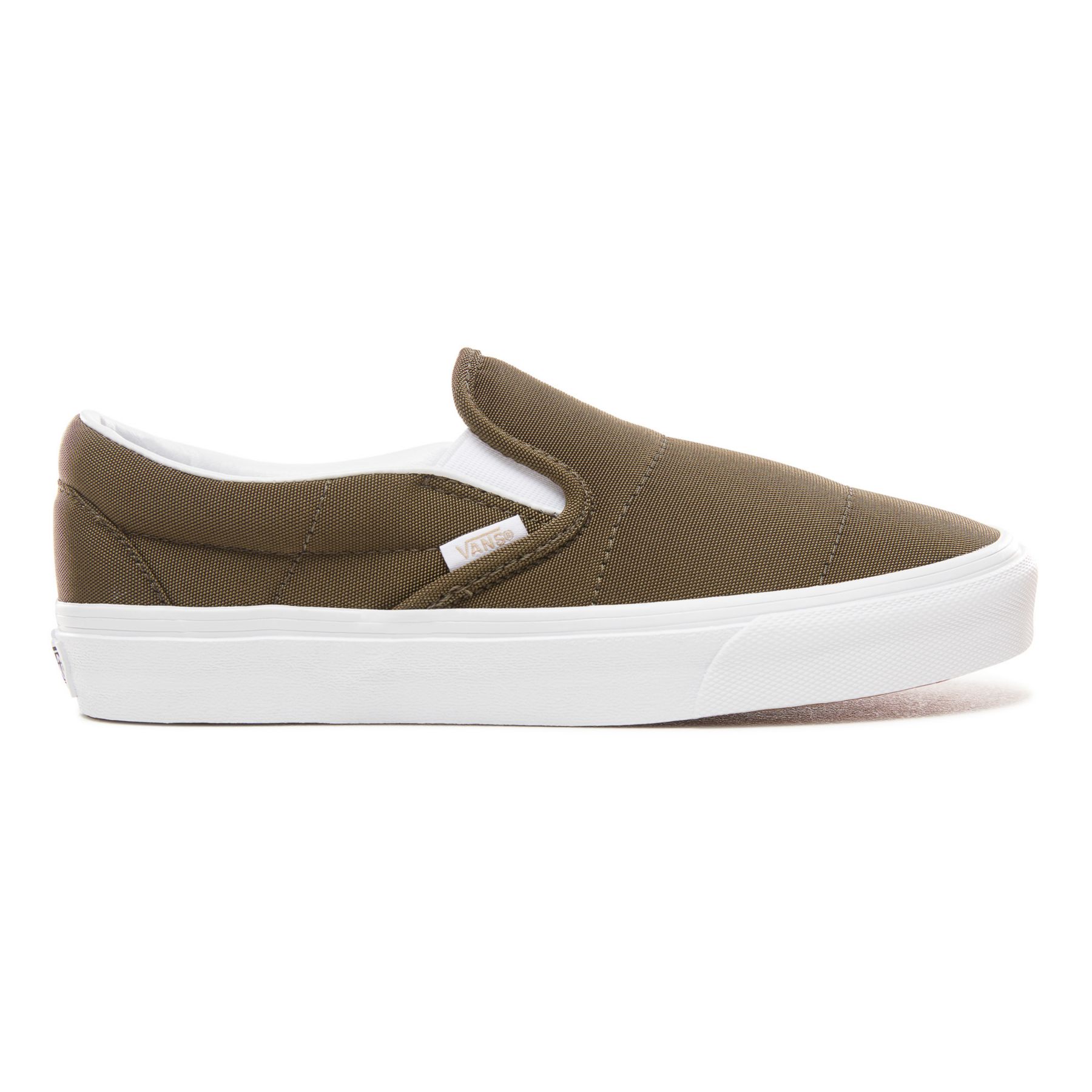 Vans slip ons on sale kids olive